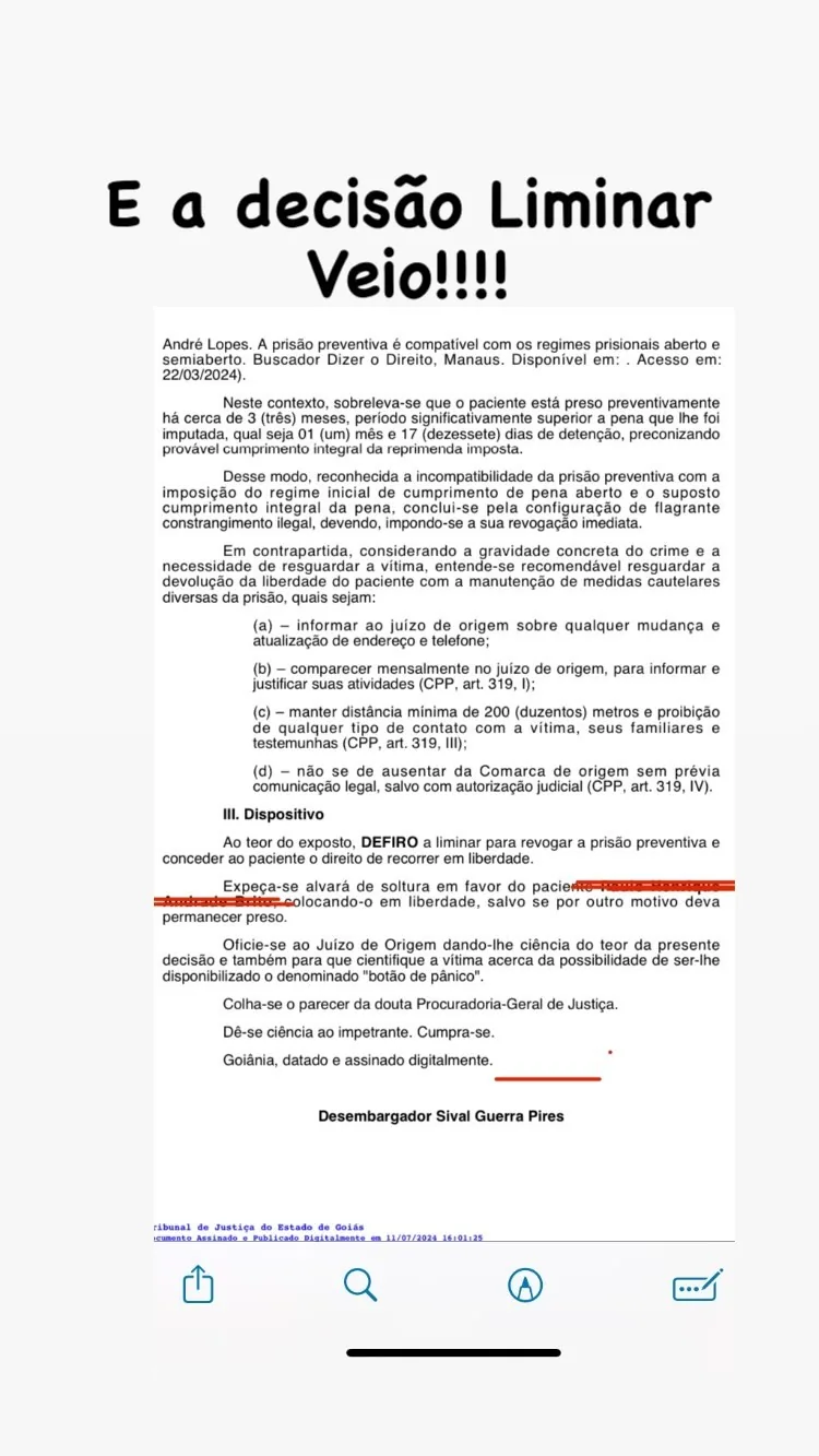 Alvará de Soltura 11