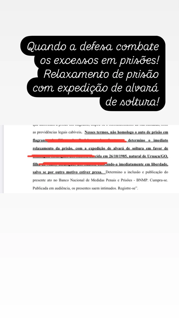 Alvará de Soltura 20