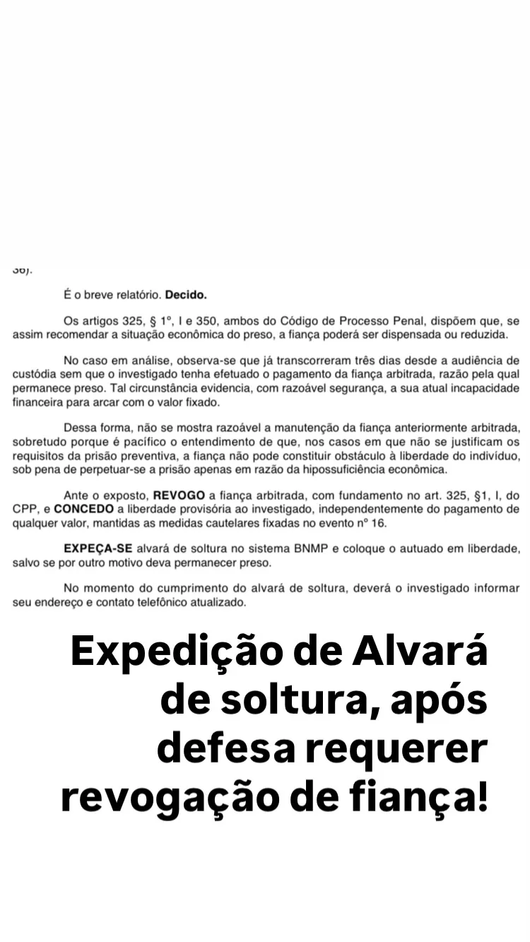 Alvará de Soltura 25